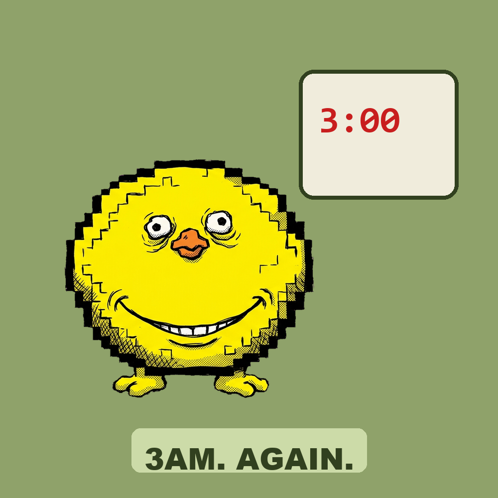 3am. Again.